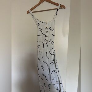 Black and white jumpsuit